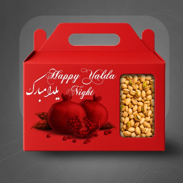 پک یلدا مخصوص آجیل با کارتن پلاست